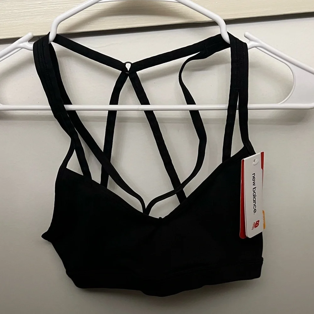 NWT New Balance Womens Strappy Sports Bra